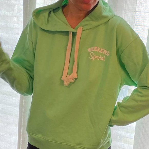 Edie Parker "Weekend Special" banana hoodie NWOT - Picture 2 of 5